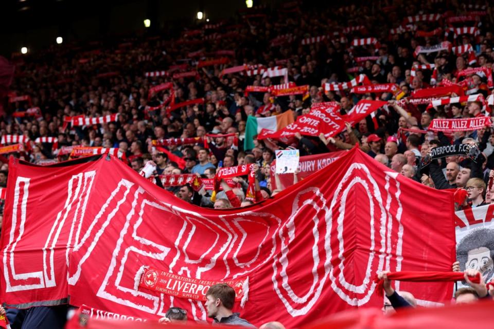 The Kop before Liverpool faced Brentford (Getty Images)