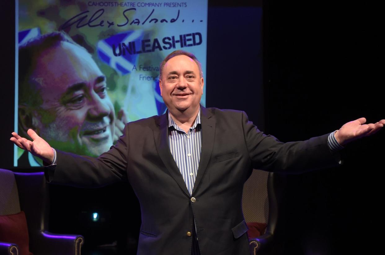 The ex-Scottish first minister has been blasted for his crude joke about senior female politicians at Edinburgh Fringe Festival: PA