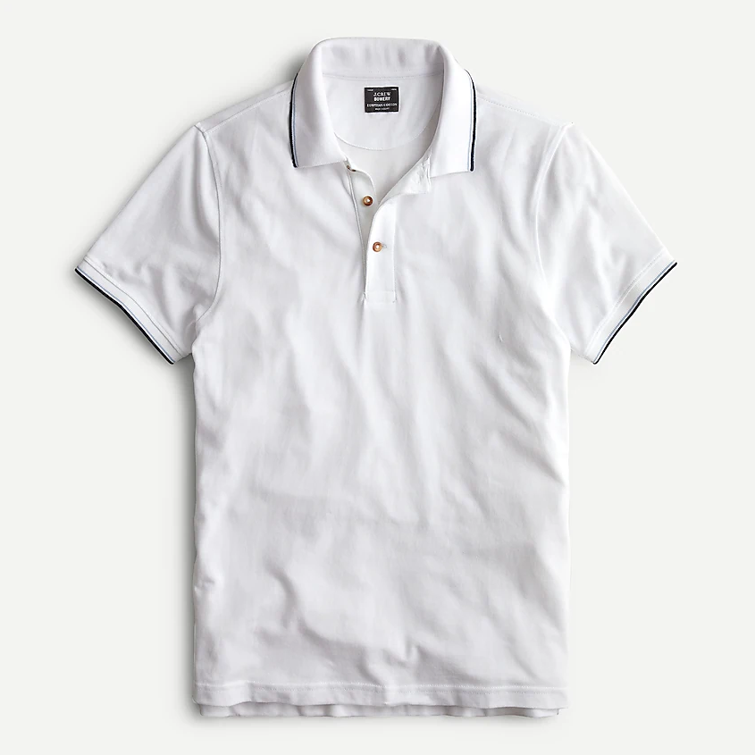 1) Bowery Egyptian Cotton Pique Polo shirt