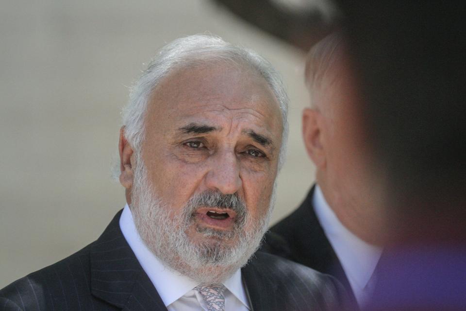 Lead defense attorney Joe Spencer speaks to the news media outside the Albert Armendariz Sr. Federal Courthouse in El Paso, Texas, on July 7, 2023, after his client, Patrick Crusius was sentenced to 90 consecutive life sentences for the mass shooting that occurred Aug. 3, 2019, at a Walmart in East El Paso.