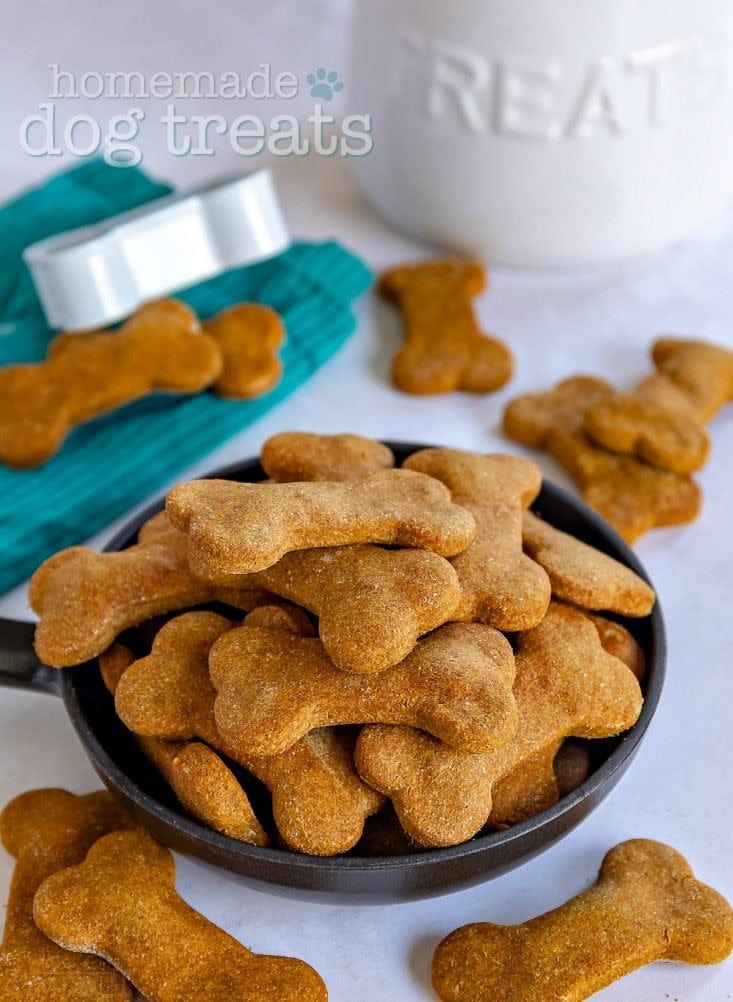 homemade dog treats, pumpkin peanut butter dog treats, mom on timeout