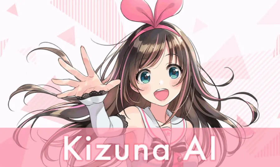 kizuna ai.png 圖/Kizuna AI official website