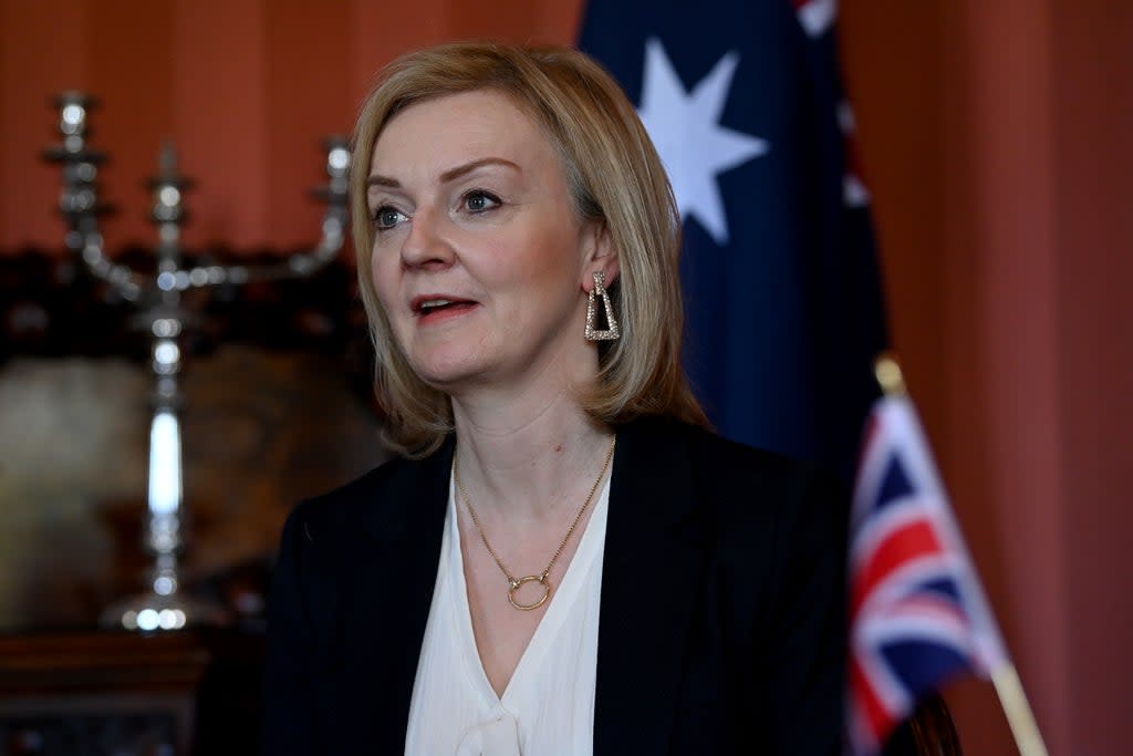 Truss was challenged on the scheme during her visit to Australia to promote trade and defence links with the UK (Getty Images)