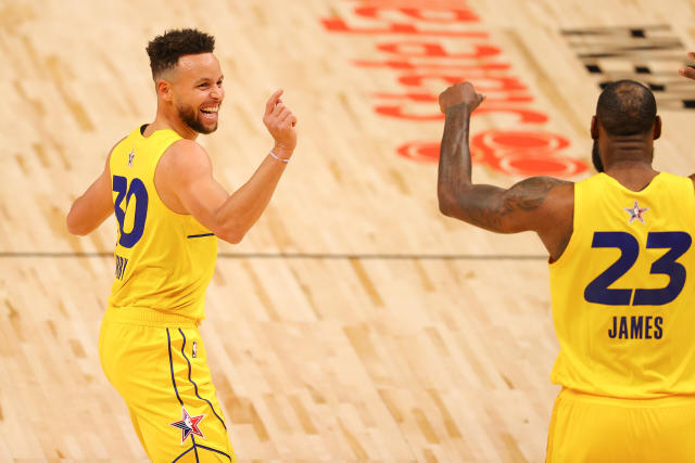 LeBron James selects Steph Curry with No. 3 overall pick in All-Star draft