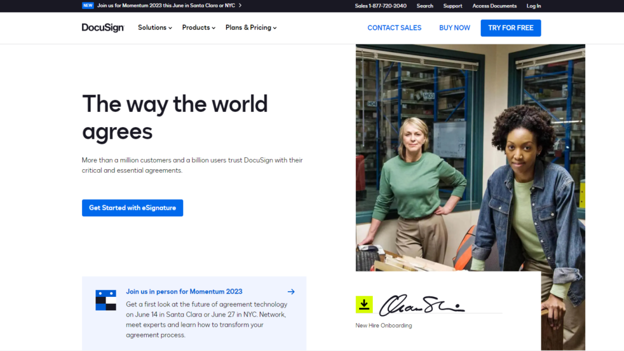  DocuSign eSign software being tested by TechRadar Pro 