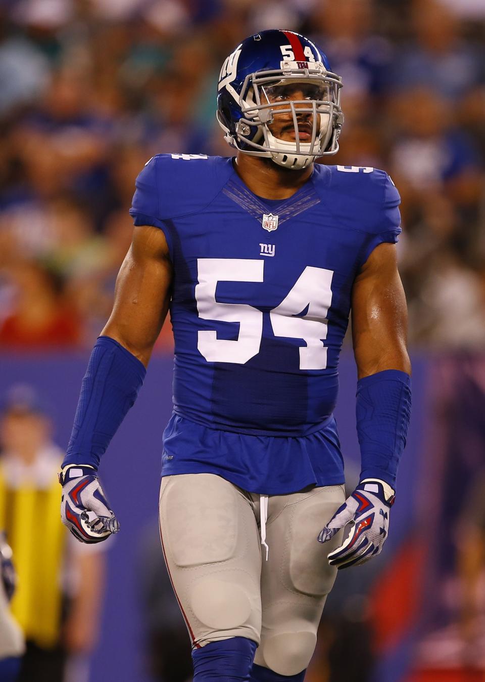 <p>No. 29: Olivier Vernon <br> Age: 26 <br> Earnings: $32 million <br> (Photo by Rich Schultz/Getty Images) </p>