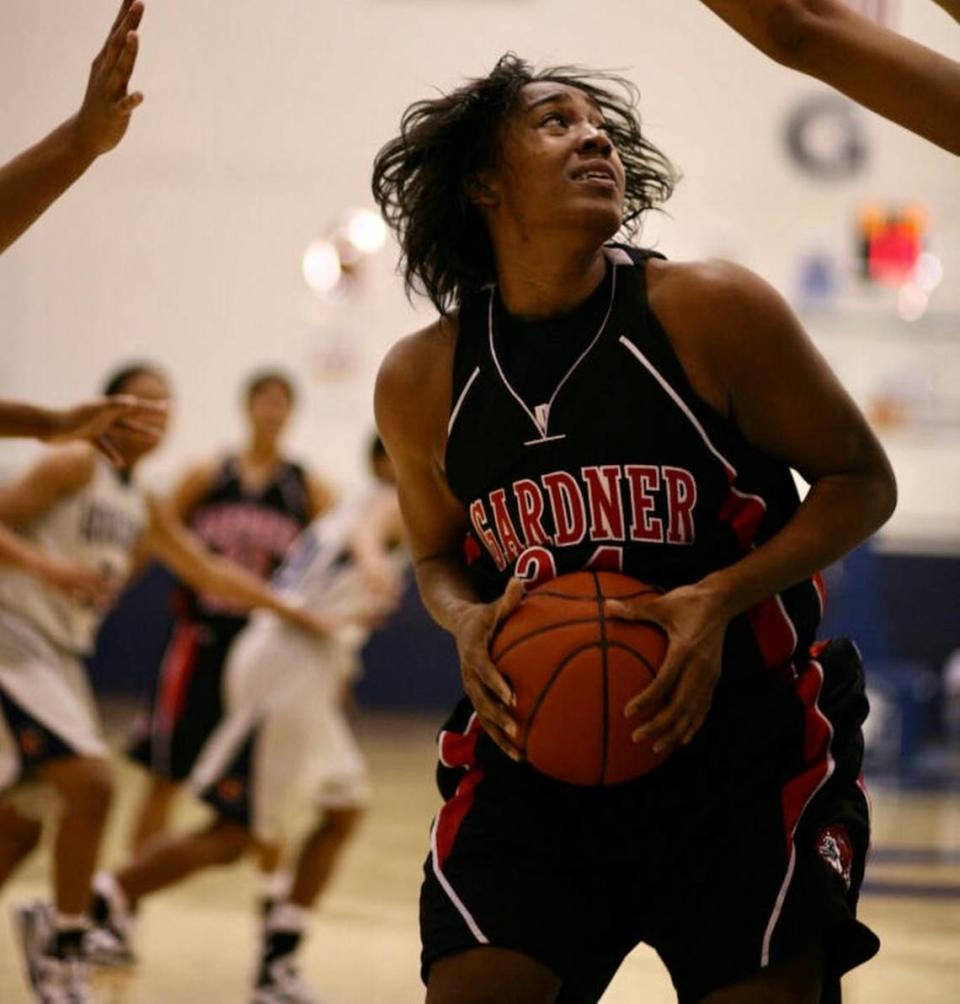 Sherika Montgomery was a key contributor to the Garnder-Webb women’s basketball team in the late 2000s. She’s now the commissioner of the conference she once played for.