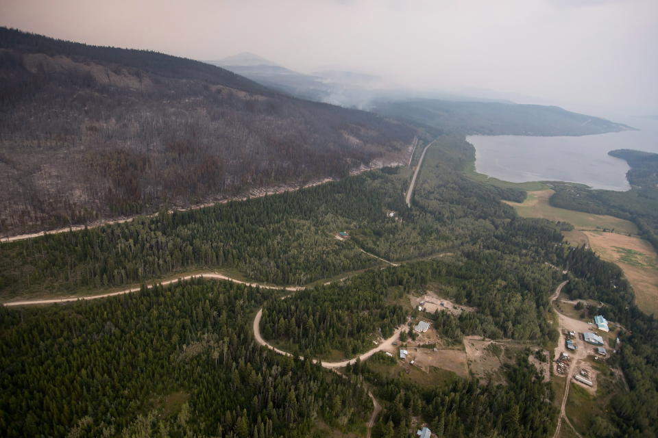 PHOTOS: B.C. wildfires choke western Canada in smoke