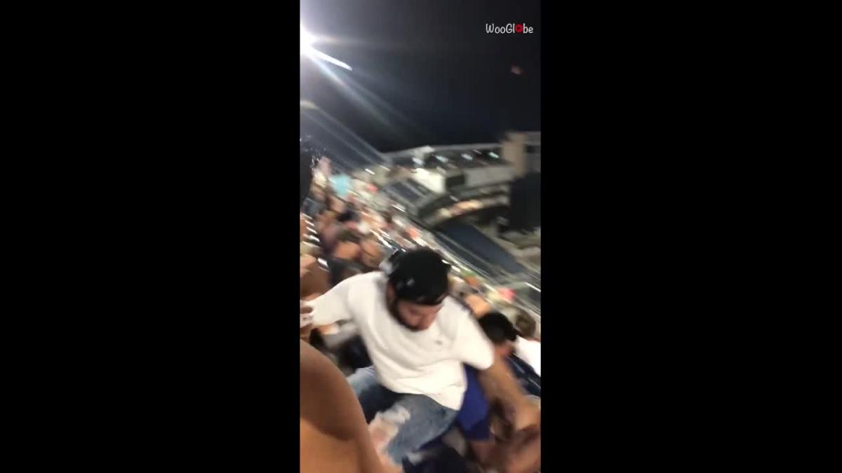Drunk Guy Tries To Twerk At Concert And Falls Over Backwards
