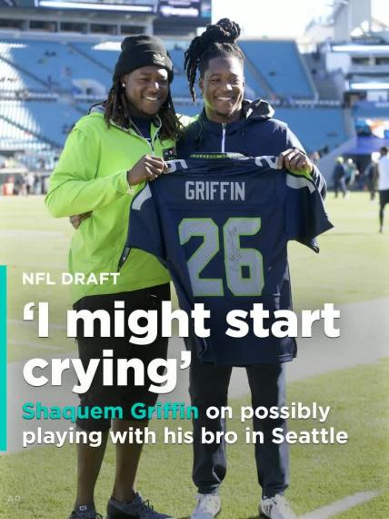 Shaquem Griffin on possibly pairing up with his brother in Seattle