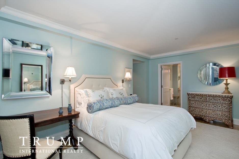 There are&nbsp;two bedrooms and two "full marblebathrooms. (Photo: <a href="https://streeteasy.com/blog/ivanka-trumps-condo-hits-market/" target="_blank">Photo source: Trump International Realty New York via StreetEasy listing</a>)