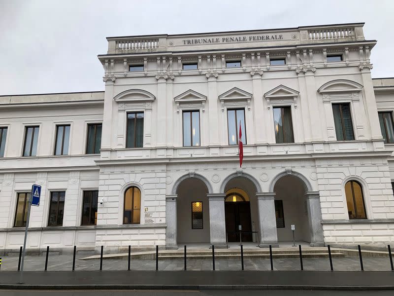 FILE PHOTO: A view of the Swiss Federal Criminal Court in Bellinzona