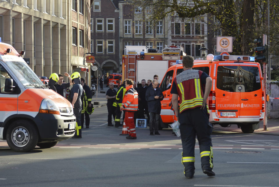 Deadly van crash in Muenster, Germany