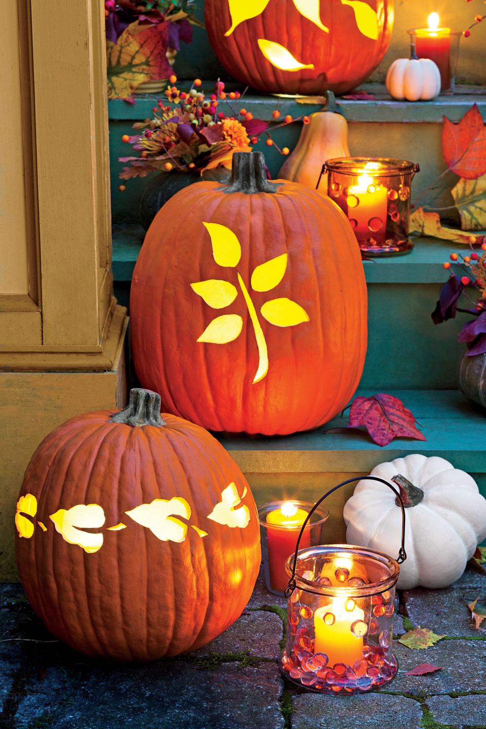 Illuminating Pumpkin Display