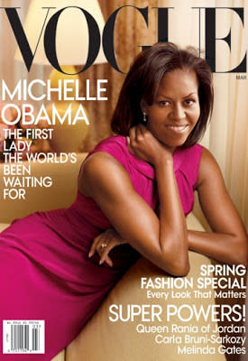 Michelle Obama’s first US Vogue cover