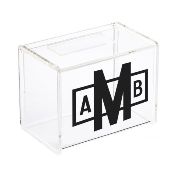 Personalized Acrylic Recipe Box