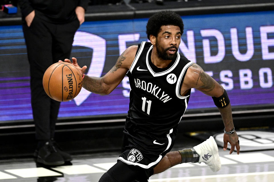 Kyrie Irving with the Nets.