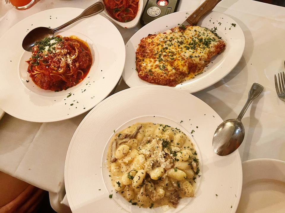 dishes at joanne trattoria