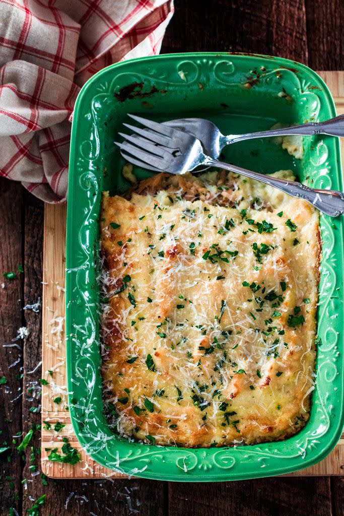 Leftover Turkey Mashed Potatoes Casserole