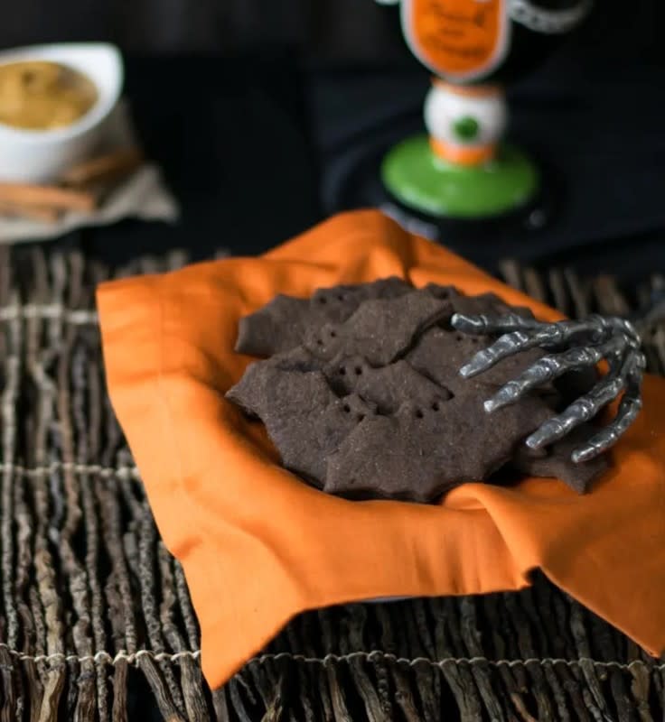 <p>Kathy Hester</p><p><strong>Get the recipe: <a href="https://parade.com/841518/kathyhester/spooky-halloween-cookies-creepy-bats-and-cats-chocolate-graham-crackers/" rel="nofollow noopener" target="_blank" data-ylk="slk:Spooky Halloween Cookies;elm:context_link;itc:0;sec:content-canvas" class="link ">Spooky Halloween Cookies</a></strong></p>