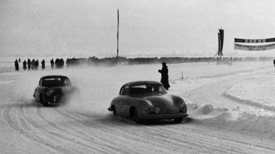 Early action from the Professor Ferdinand Porsche Memorial Race, circa 1950s.