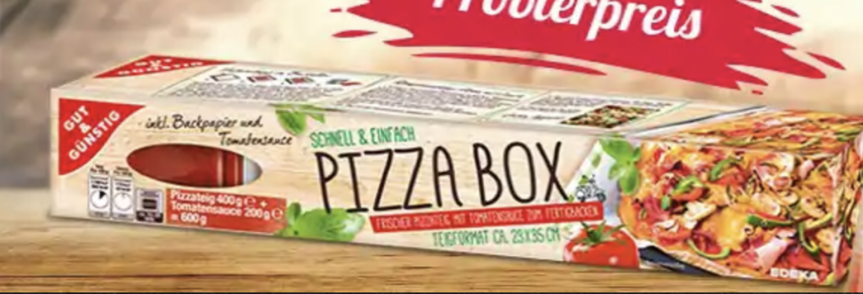 Gut&Günstig Pizza Box (Quelle: Edeka)