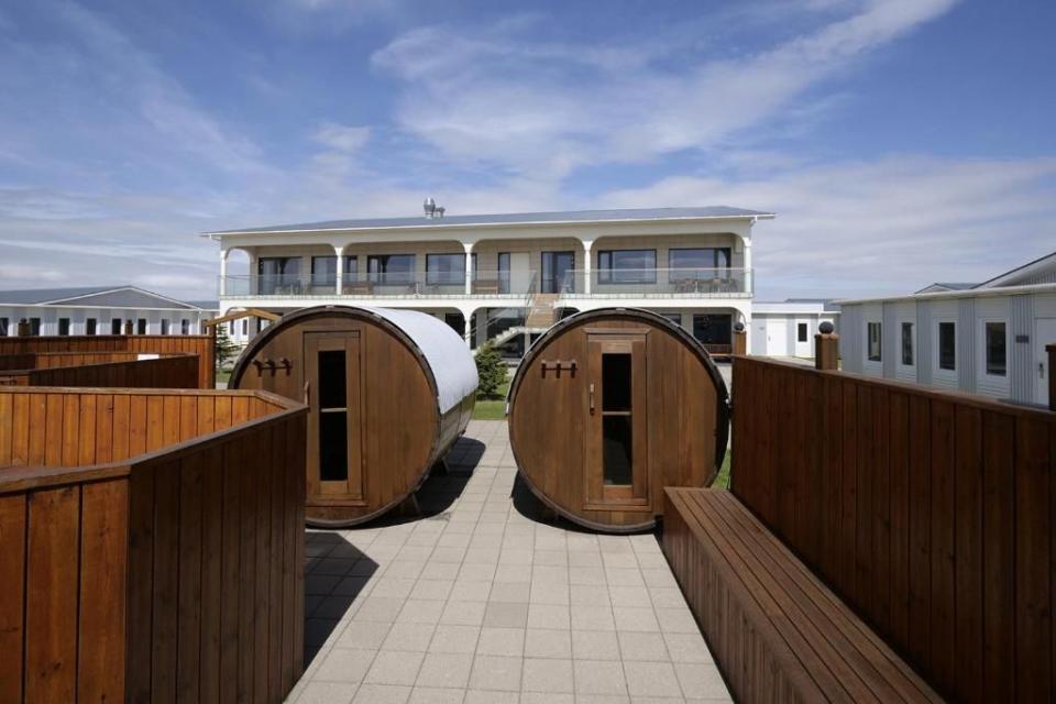 <p>Close to the attractions of the Golden Circle, this contemporary family-owned property has saunas and hot tubs dotted throughout its garden. Close to geologic attractions including the Caves of Hella and Ægissíðufoss Waterfall, <a href="https://www.booking.com/hotel/is/stracta.en-gb.html?aid=2070935&label=iceland-hotels" rel="nofollow noopener" target="_blank" data-ylk="slk:Hotel Stracta;elm:context_link;itc:0;sec:content-canvas" class="link ">Hotel Stracta</a> offers clean-lined Nordic rooms including spacious studios with kitchenettes perfect for families, as well as two-bedroom apartments with their own hot tubs. </p><p>The restaurant with its Eyjafjallajökull and Hekla views fuses traditional Icelandic and global cuisine while the bistro bar is focused on clean eating. Local activities include horse riding, hiking, kayaking, swimming, helicopter tours, golf and cave exploring.</p><p><a class="link " href="https://www.booking.com/hotel/is/stracta.en-gb.html?aid=2070935&label=iceland-hotels" rel="nofollow noopener" target="_blank" data-ylk="slk:CHECK AVAILABILITY;elm:context_link;itc:0;sec:content-canvas">CHECK AVAILABILITY</a></p>