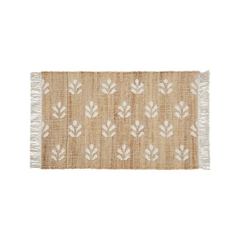 Dave & Jenny Marrs for Better Homes & Gardens Floral Jute Accent Rug, 2'x3'