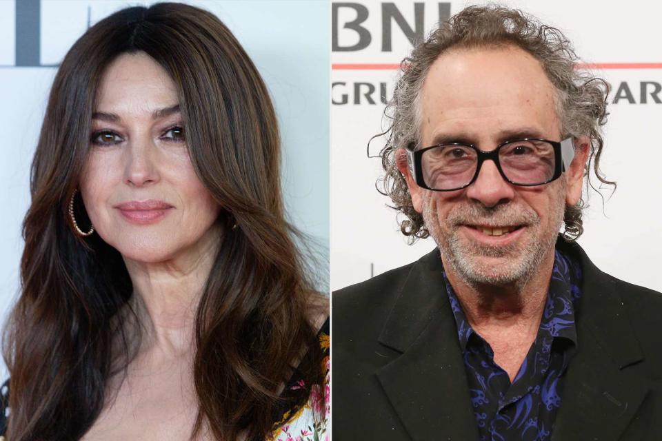 Pablo Cuadra/WireImage; Elisabetta Villa/Getty  Monica Bellucci; Tim Burton