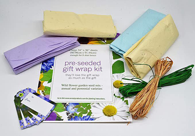 Pre-Seeded Gift Wrap Kit