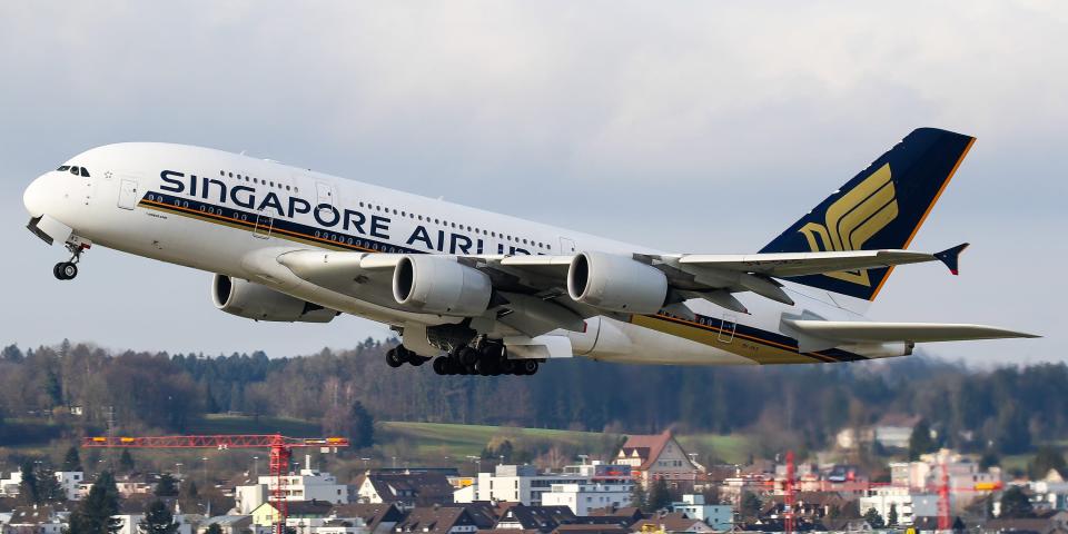 Singapore Airlines Airbus A380-800.