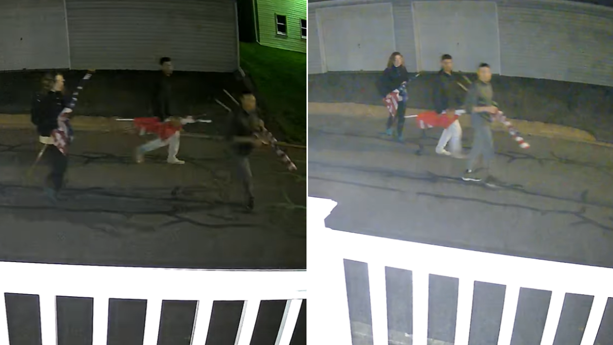 Split image of suspects