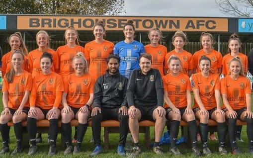 Brighouse Town team photo. - Ray Spencer