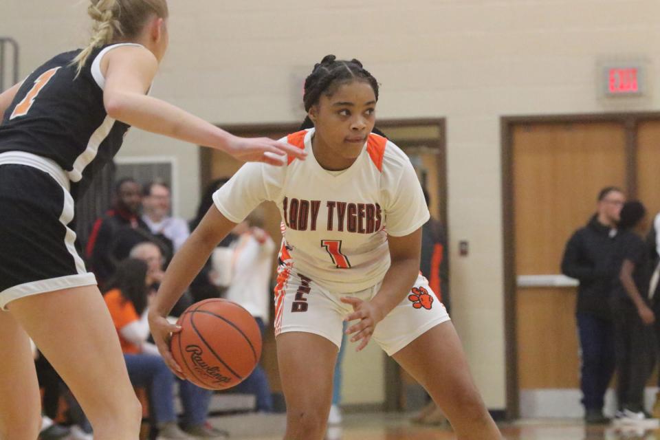 Mansfield Senior's Kyeona Myers has the Tygers at No. 1 in the Richland County Girls Basketball Power Poll.