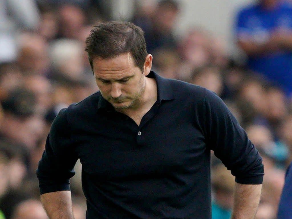 Frank Lampard’s Everton were beaten  (PA Wire)