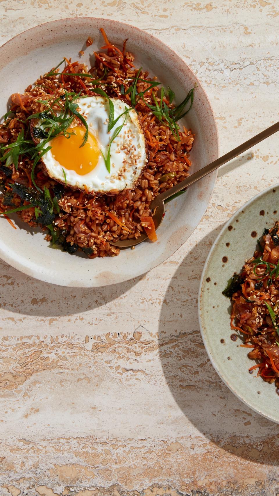 This healthyish twist on fried rice comes together in minutes.