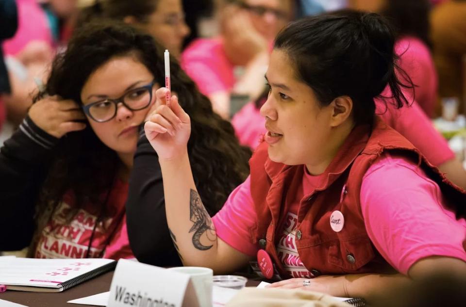 Planned Parenthood organizers and volunteers gather in Bellevue, Wash., Sept 23, 2017. (Photo: Courtesy of Planned Parenthood)