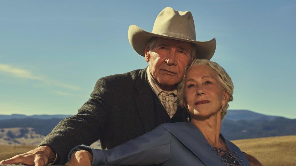 Harrison Ford and Helen Mirren in 1923