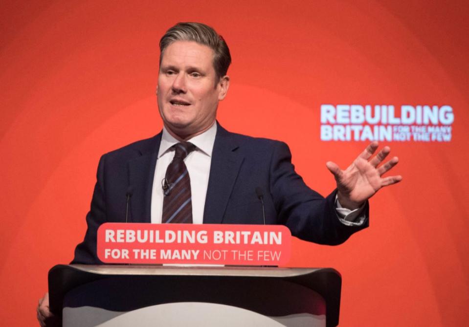 You are out of time: Labour’s Keir Starmer has warned Raab that the government has no more time to prepare the country for a no-deal Brexit (PA)