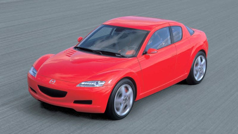 2001 Mazda RX-8 concept front quarter view