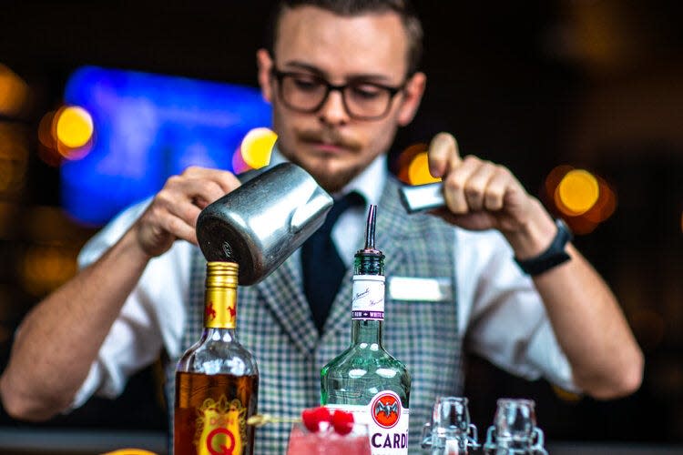 Let mixologist Hauk Cornell give you the run down on three signature cocktails during the Galley Galentine's Day Cocktail Experience on Monday, Feb. 13.