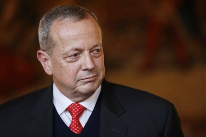 Retired general John Allen, pictured on October 24, 2014, said he is confident in the refugee-vetting procedures in place (AFP Photo/Thomas Samson)