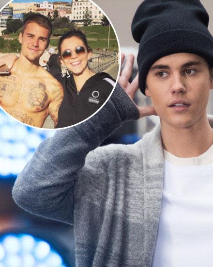 Justin Bieber visits Louis Vuitton's pop-up in Sydney