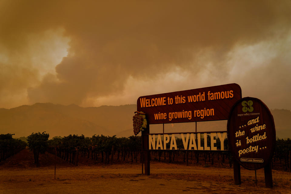 Glass Fire Napa California (Kent Nishimura / Los Angeles Times via Getty Images)