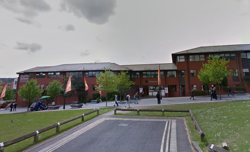 Joana had just finished her final year of a maths degree at Sheffield Hallam University (Google Street View)