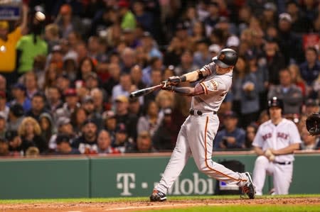 MLB: San Francisco Giants at Boston Red Sox