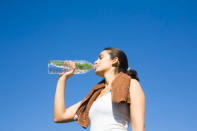 <b>9. Hydrate.</b> A challenge for many people; keeping fully hydrated is even more important for runners. In addition to fatigue, nausea and headaches, fluid losses through sweating will result in impaired performances in training and racing due to reduced blood volume and dehydrated muscles. Drink frequently throughout the day, focusing on natural, non-caffeinated drinks such as fruit juices and water and you will flush toxins out, perform and feel better.