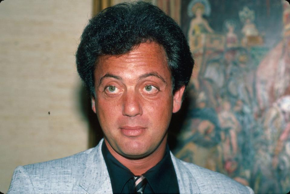 <p>Singer Billy Joel burst onto the scene in the '80s with songs like "Piano Man" and a full head of hair.  </p>