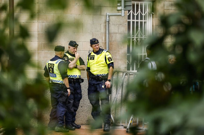 Iraq on Thursday expelled Sweden's ambassador to the country and recalled its own ambassador from Sweden in a conflict that erupted with protesters storming the Swedish embassy in Baghdad. Photo by Caisa Rasmussen/EPA-EFE