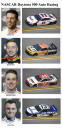 These photos taken in February 2020 show drivers in the starting lineup for Sunday's NASCAR Daytona 500 auto race in Daytona Beach, Fla. From top are Denny Hamlin, 21st position; Tyler Reddick, 22nd position; John Nemechek, 23rd position and Ty Dillon, 24th position. (AP Photo)